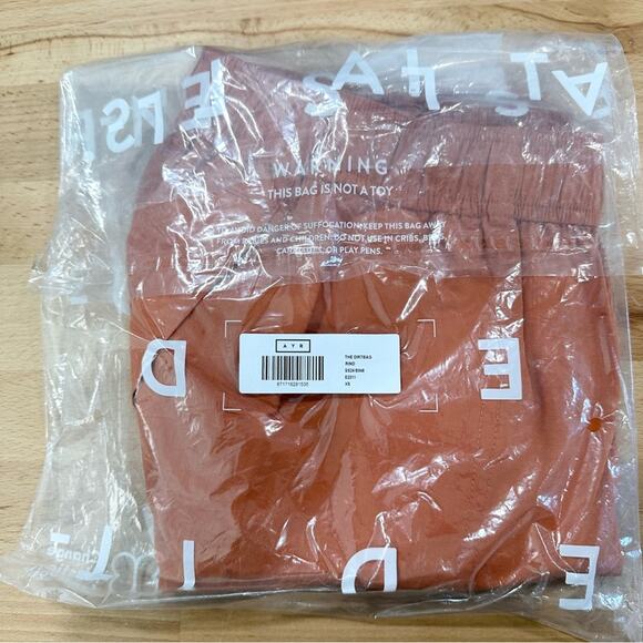 AYR The Dirtbag Shorts Drawstring Men's in Rind NEW size XS - Picture 8 of 8